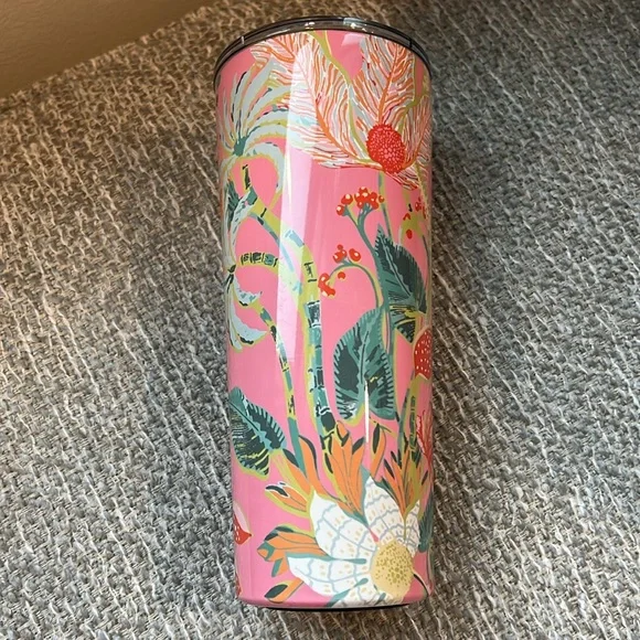 Spartina 449 Stainless Steel 22 ounce Tumbler Cup Travel Mug Queenie Pink - Picture 4 of 8